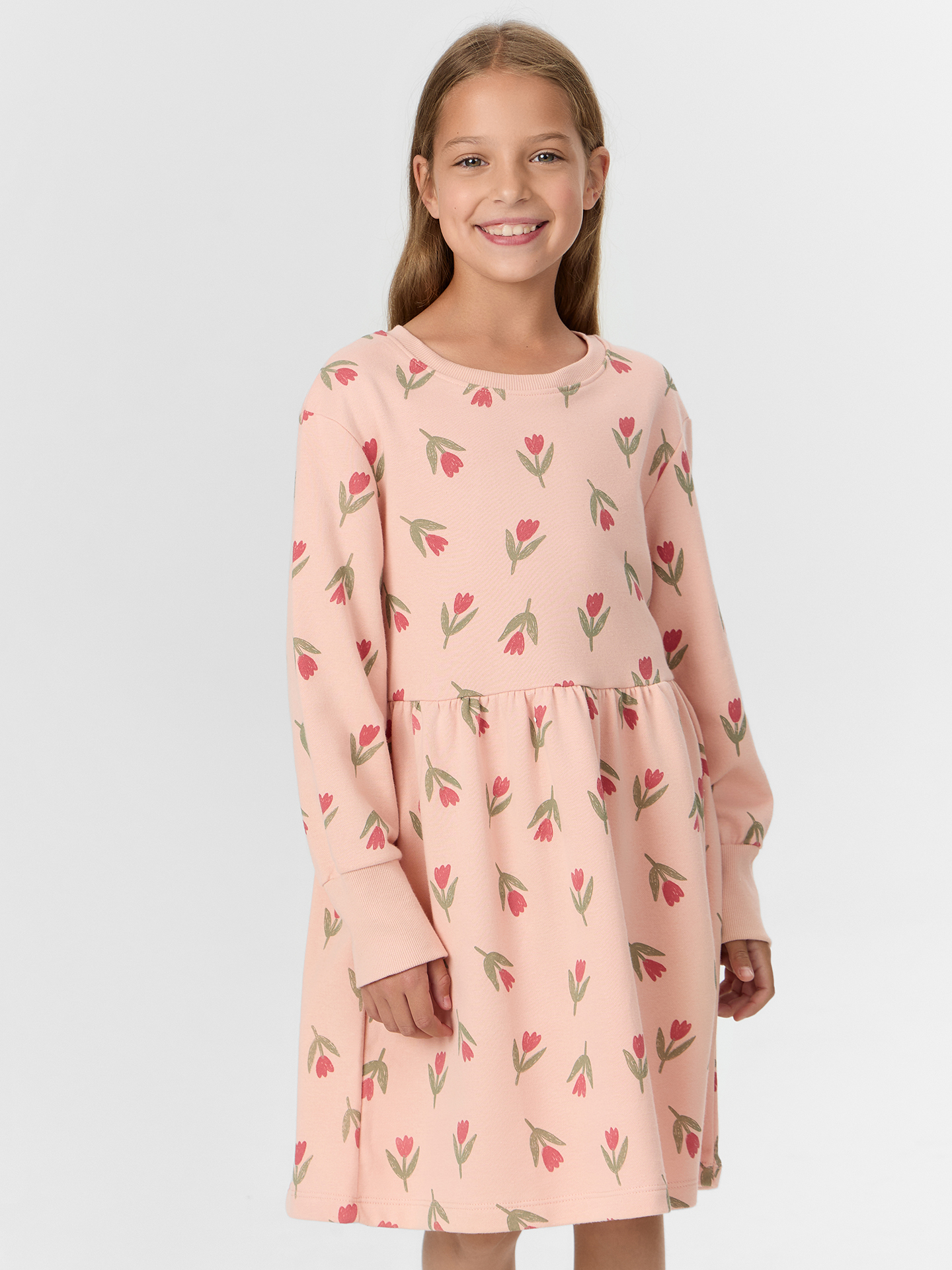 Платье Mark Formelle (Марк Формэль) 157854/тюльпаны на розовом - фото 3