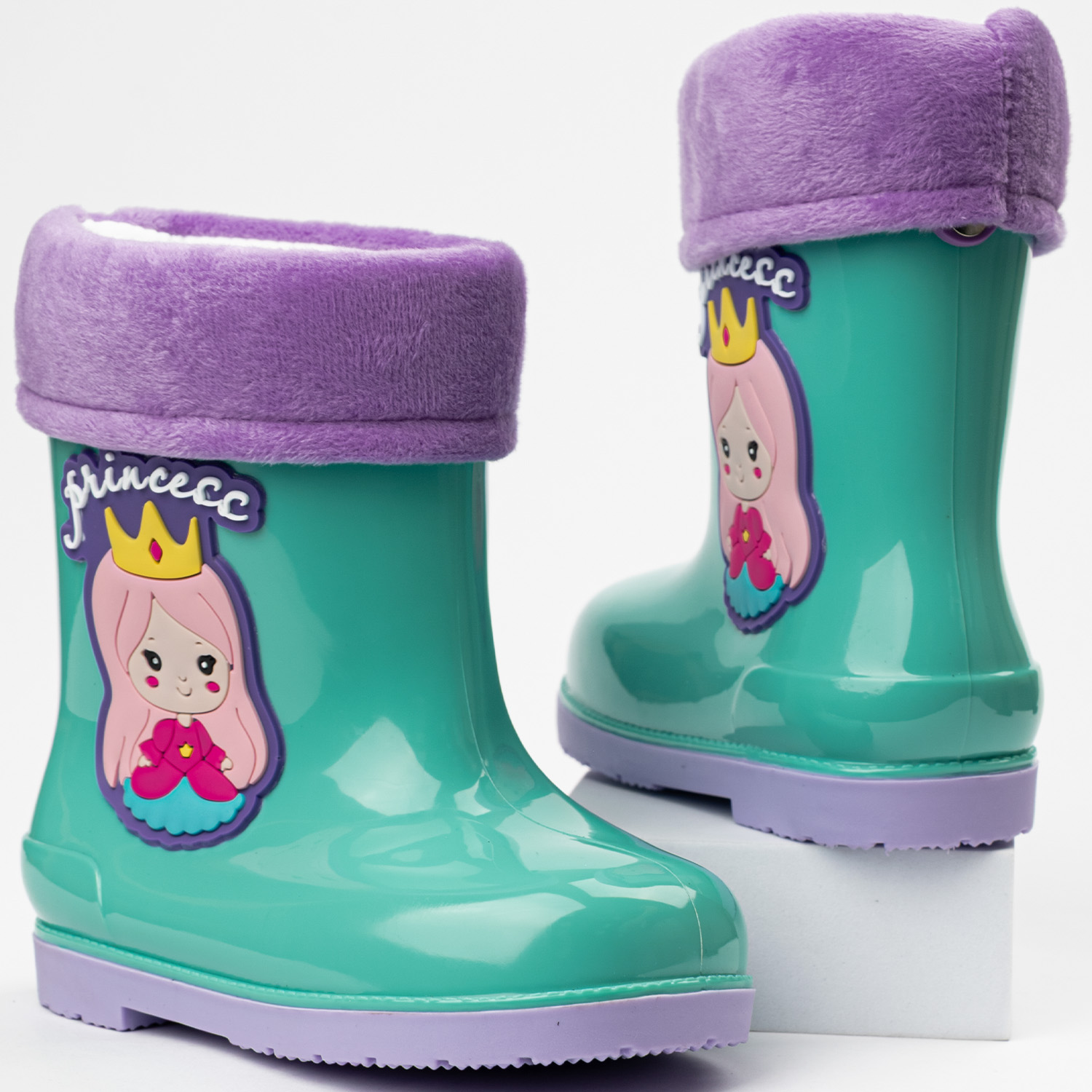 Резиновые сапоги TikkaGo 7B04_2025-04_biruza-lilac - фото 2