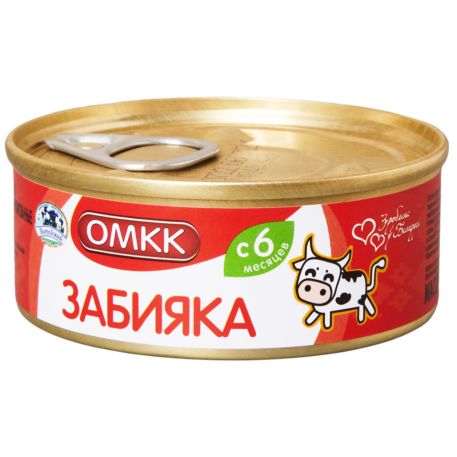 Пюре ОМКК Говядина с 6 мес 100 г - фото 1