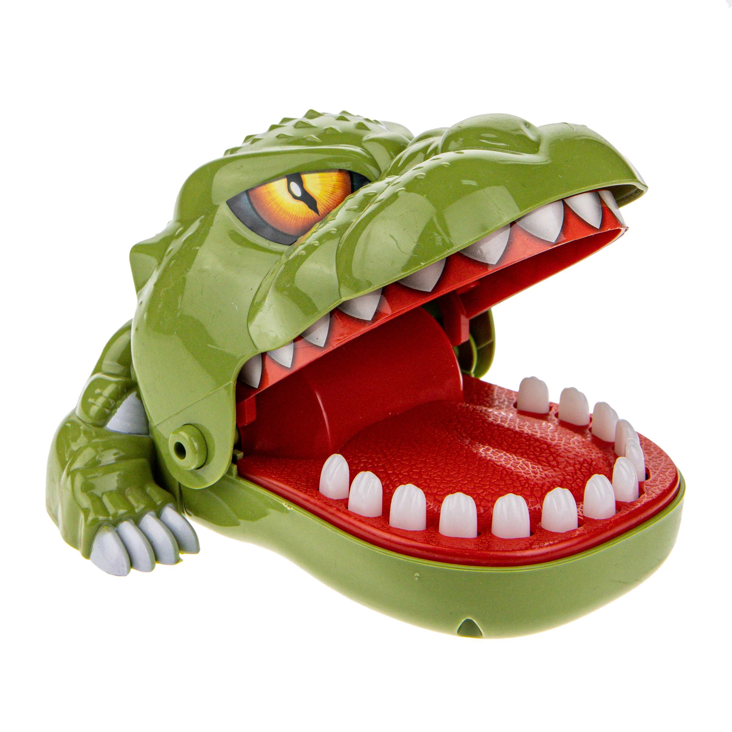 Настольная игра 1TOY Крокодил Зубастик зеленый - фото 3