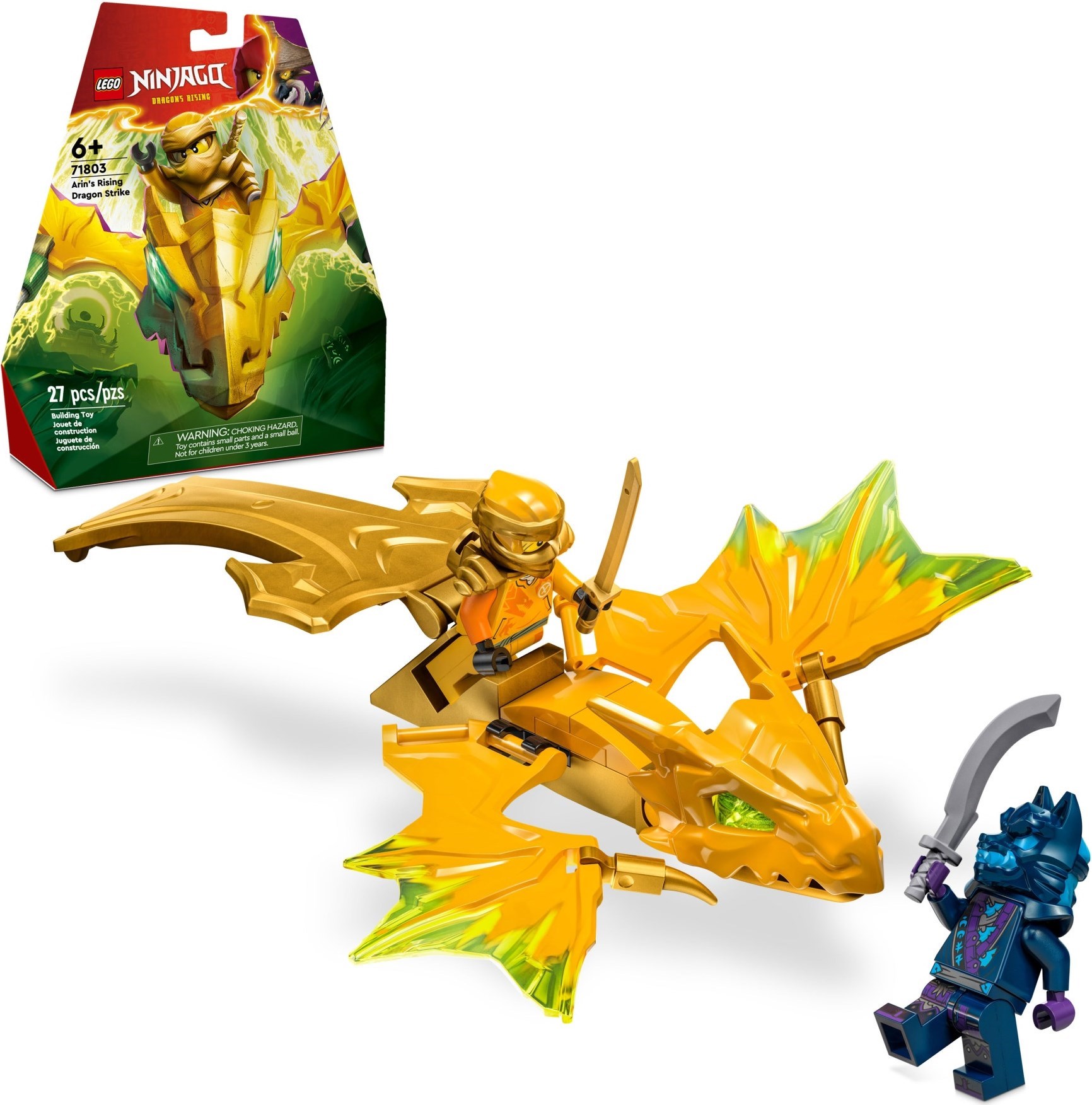 Изображение товара LEGO NINJAGO Конструктор Удар восходящего дракона 71803 для детей от 6 лет