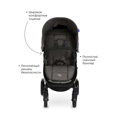 Коляска прогулочная Valco baby Snap 4 Flatt Matt / Dove Grey серый