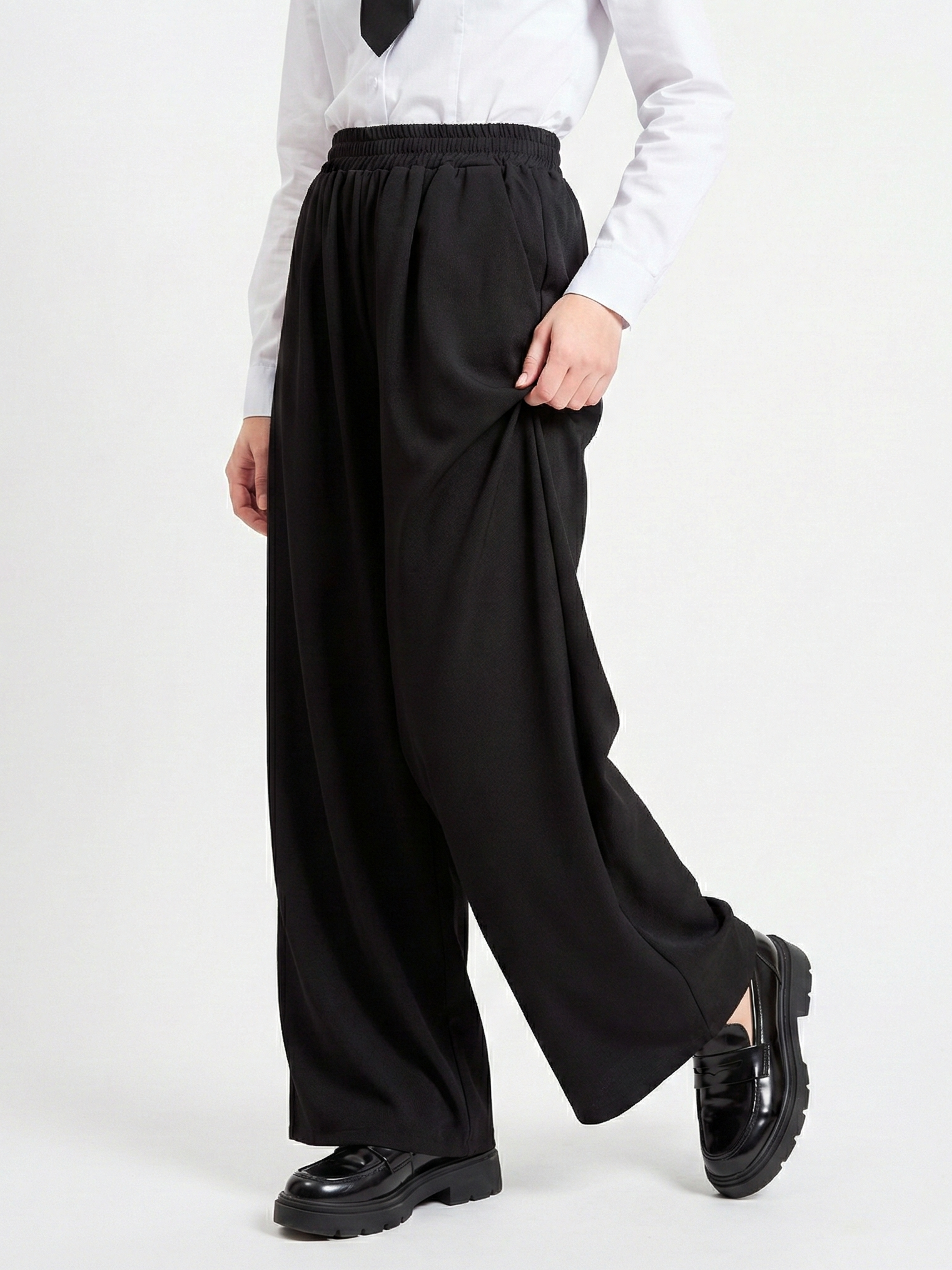 Брюки-палаццо СИНЯЯ МОДА W502B-G39 - фото 1