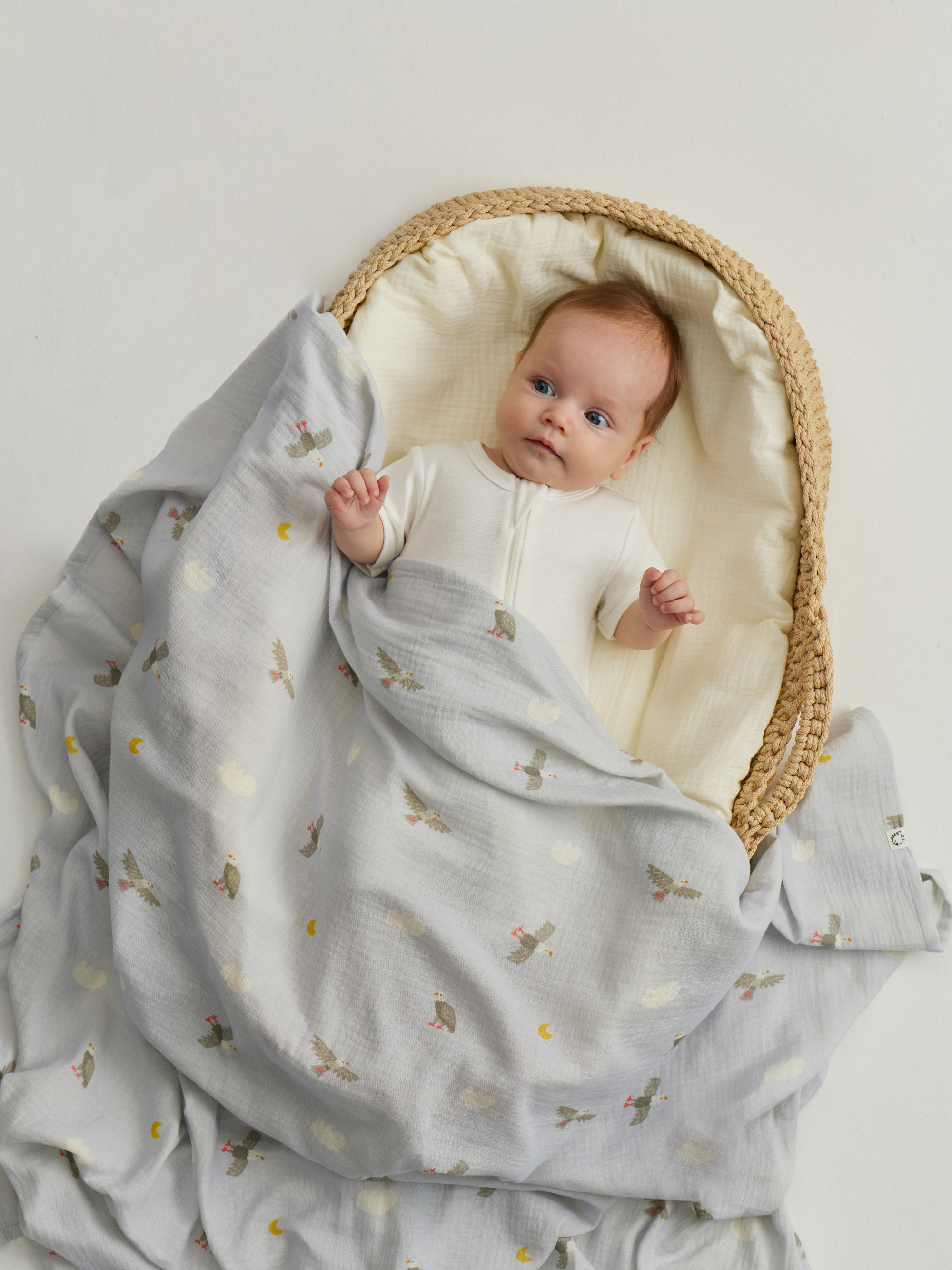 Пелёнка BUBA KIDS Горный орёл муслин 115х115 см - фото 16