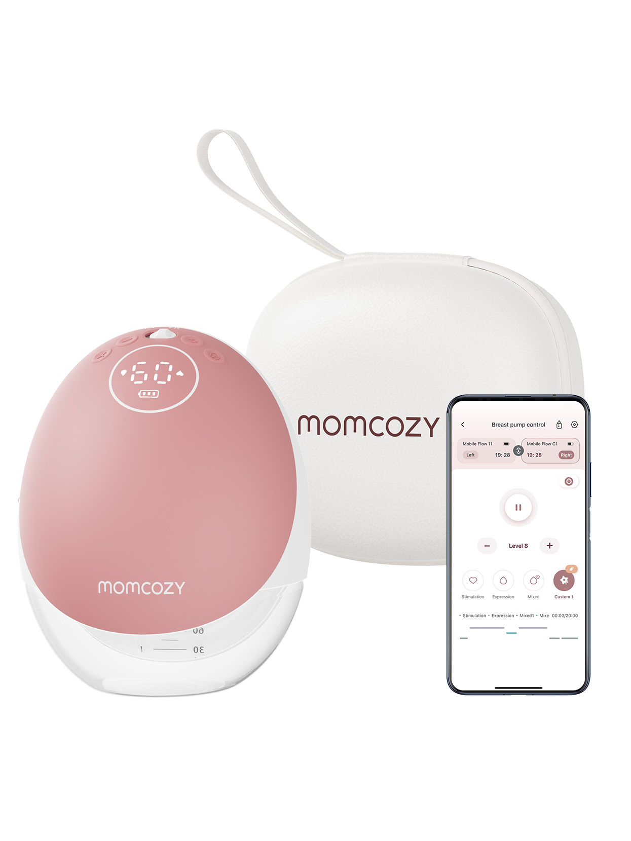 Молокоотсос электрический Momcozy BP223, Mobile Flow, M9, 2 шт - фото 6