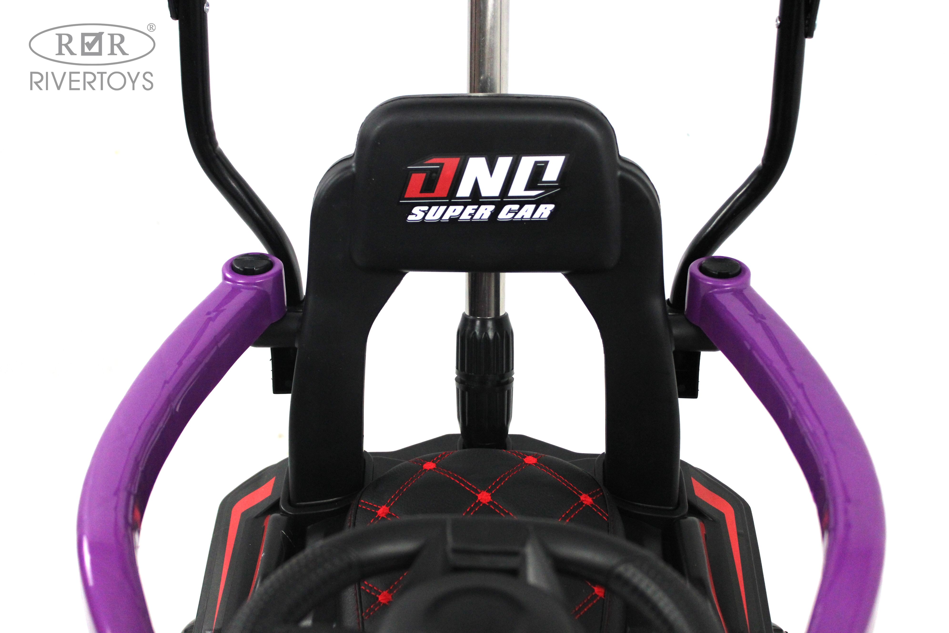 Электромобиль RIVERTOYS G005GG-VIOLET С пультом ДУ - фото 3