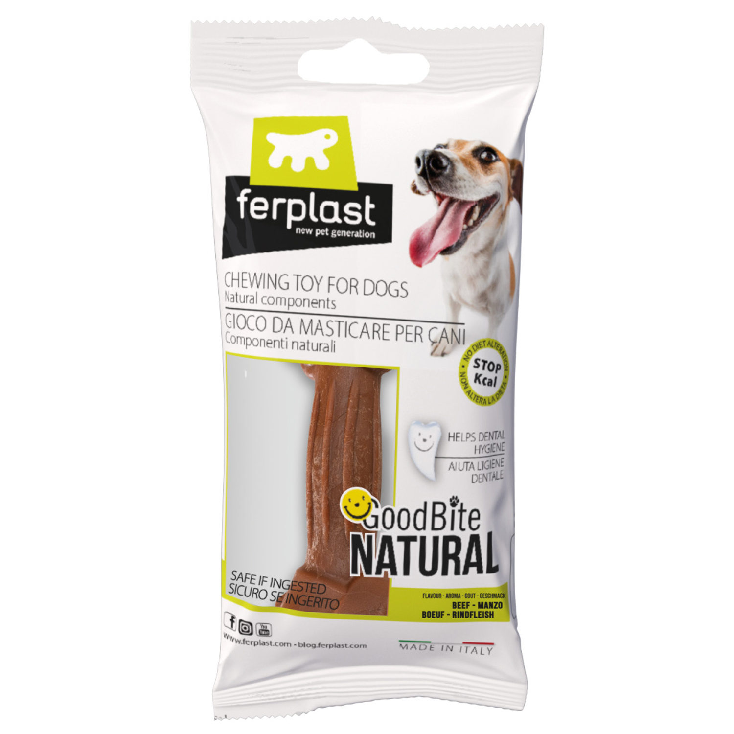 Игрушка-кость для собак Ferplast Goodbite natural bag S 88740912 - фото 2