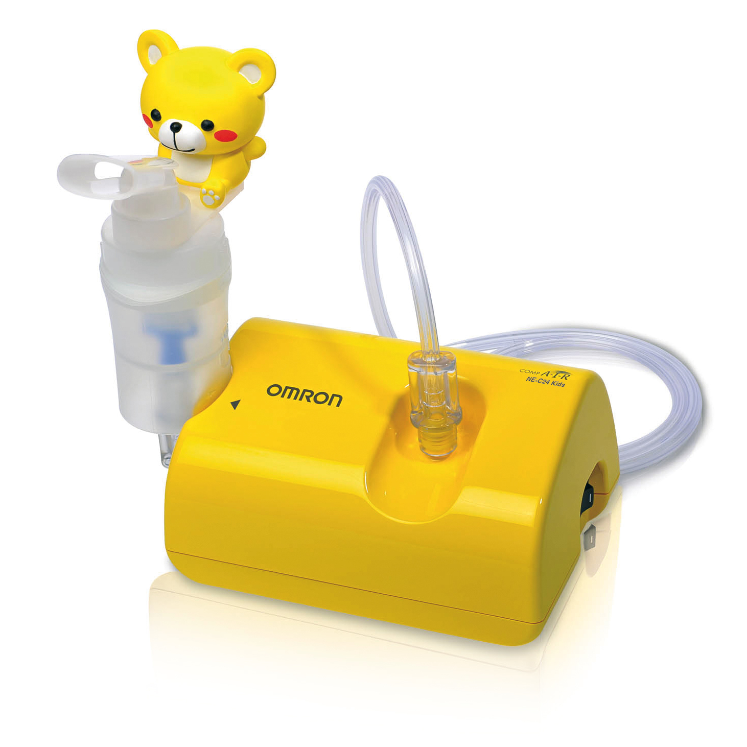 Ингалятор OMRON Comp Air C24 Kids желтый - фото 6