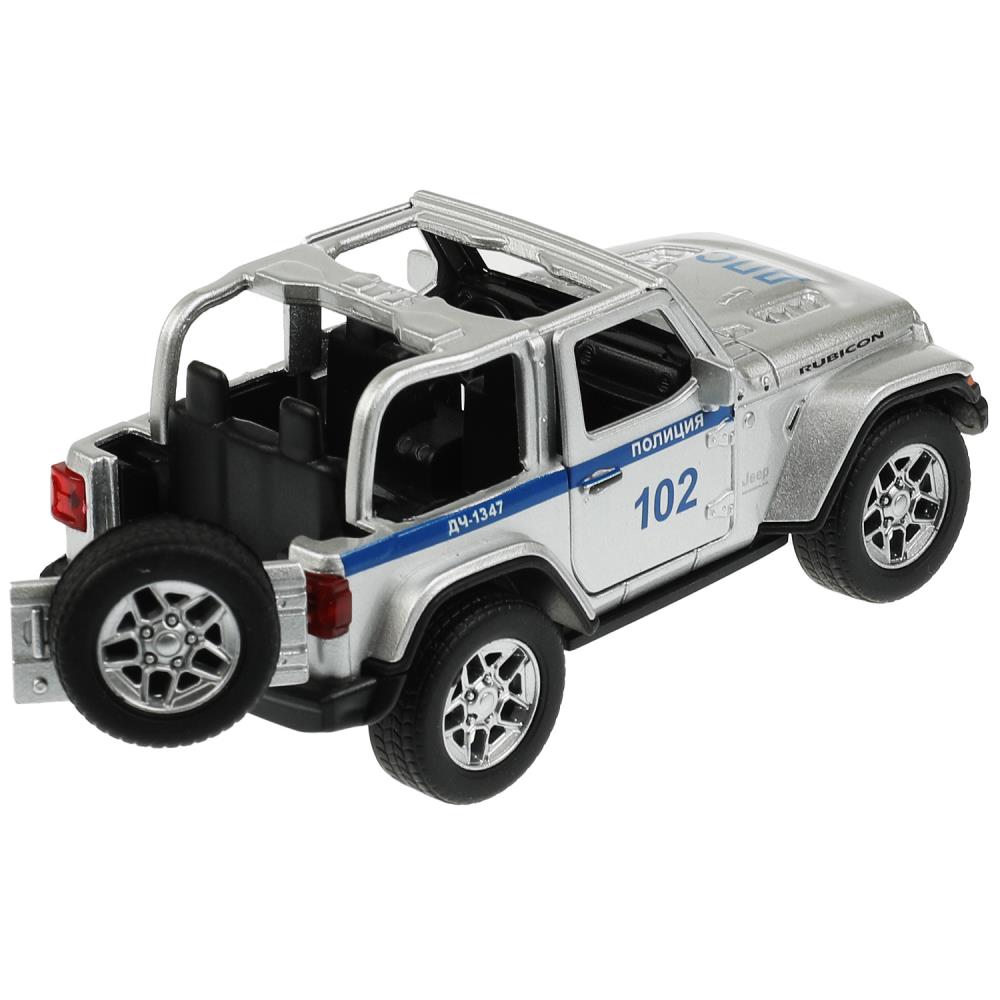 Полицейская машина Технопарк Jeep Wrangler rubicon 343353 - фото 4
