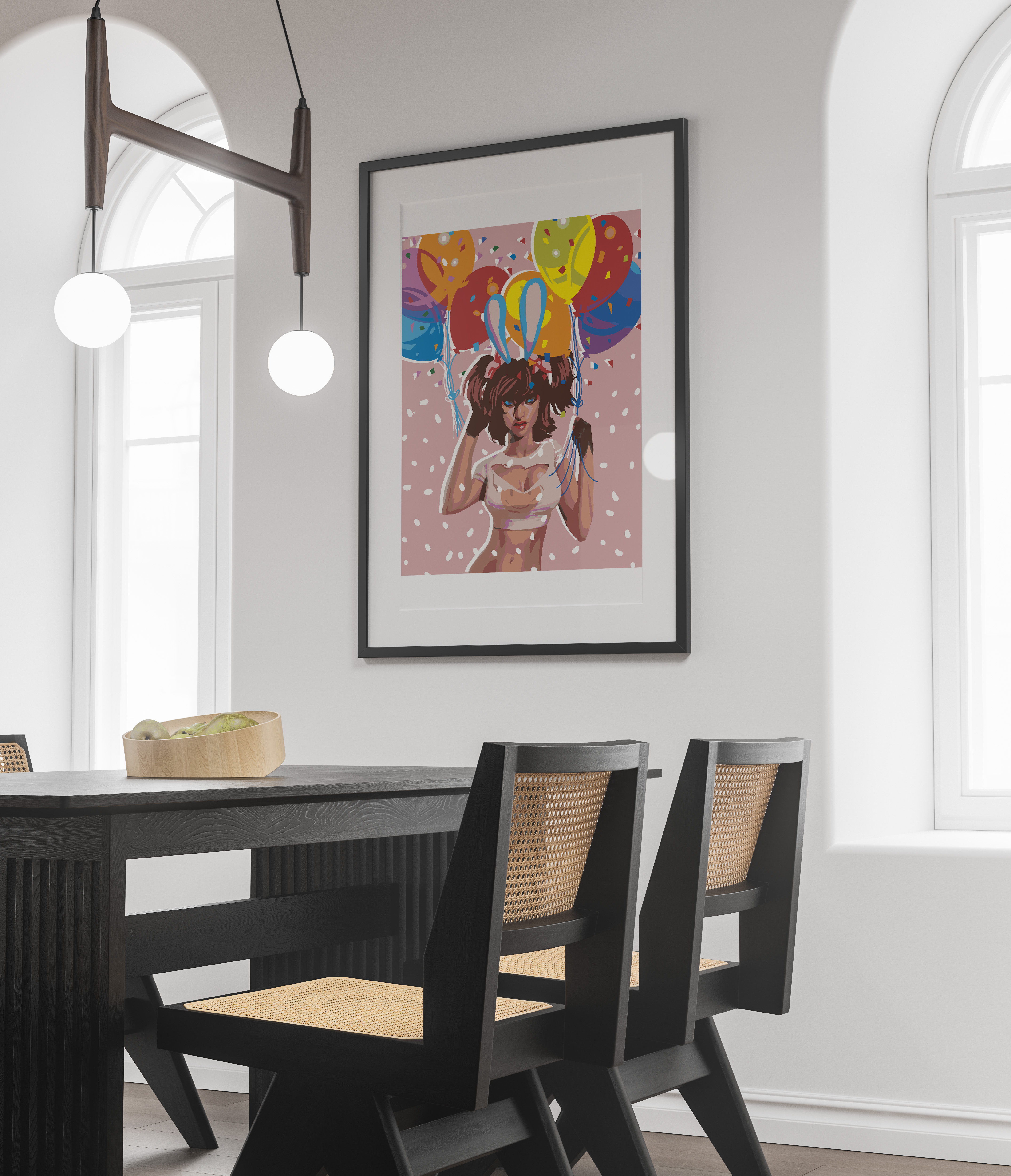 Картина по номерам Selfica Праздничный кролик - фото 2