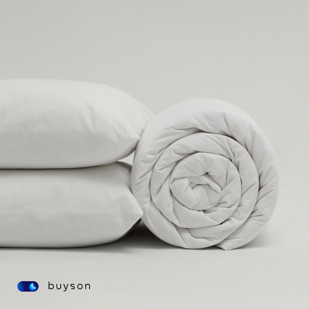 Комплект наволочек buyson BuyRelax 50х70 см, хлопковый перкаль, цвет белый - фото 8
