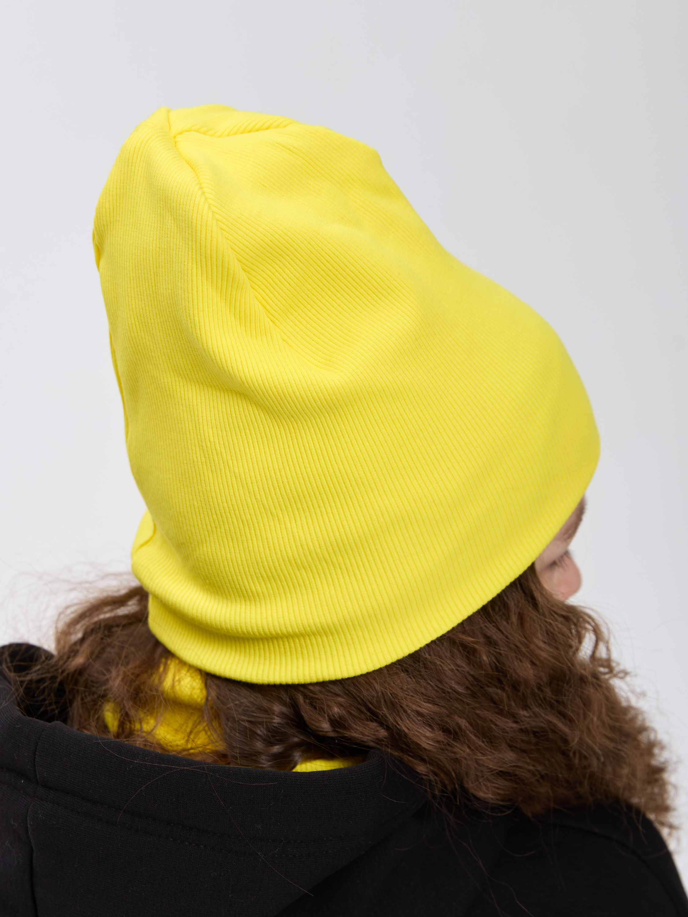 Шапка и снуд Лапушка 0258 жёлтый - фото 6