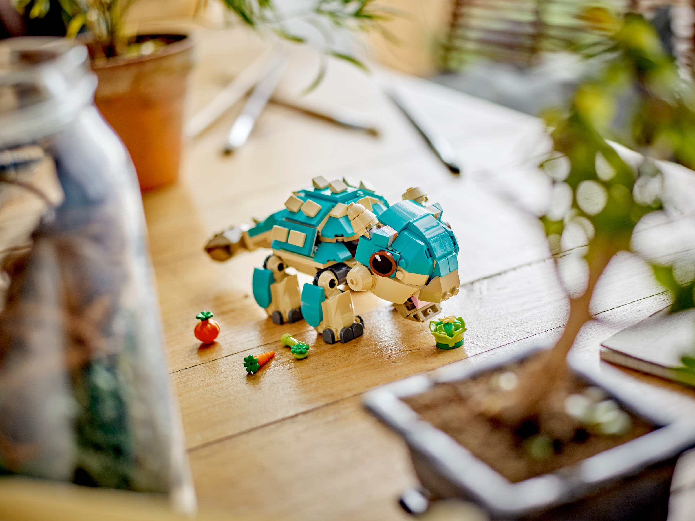 Конструктор LEGO Jurassic World Бэби Бампи: Анкилозавр блочный - фото 5