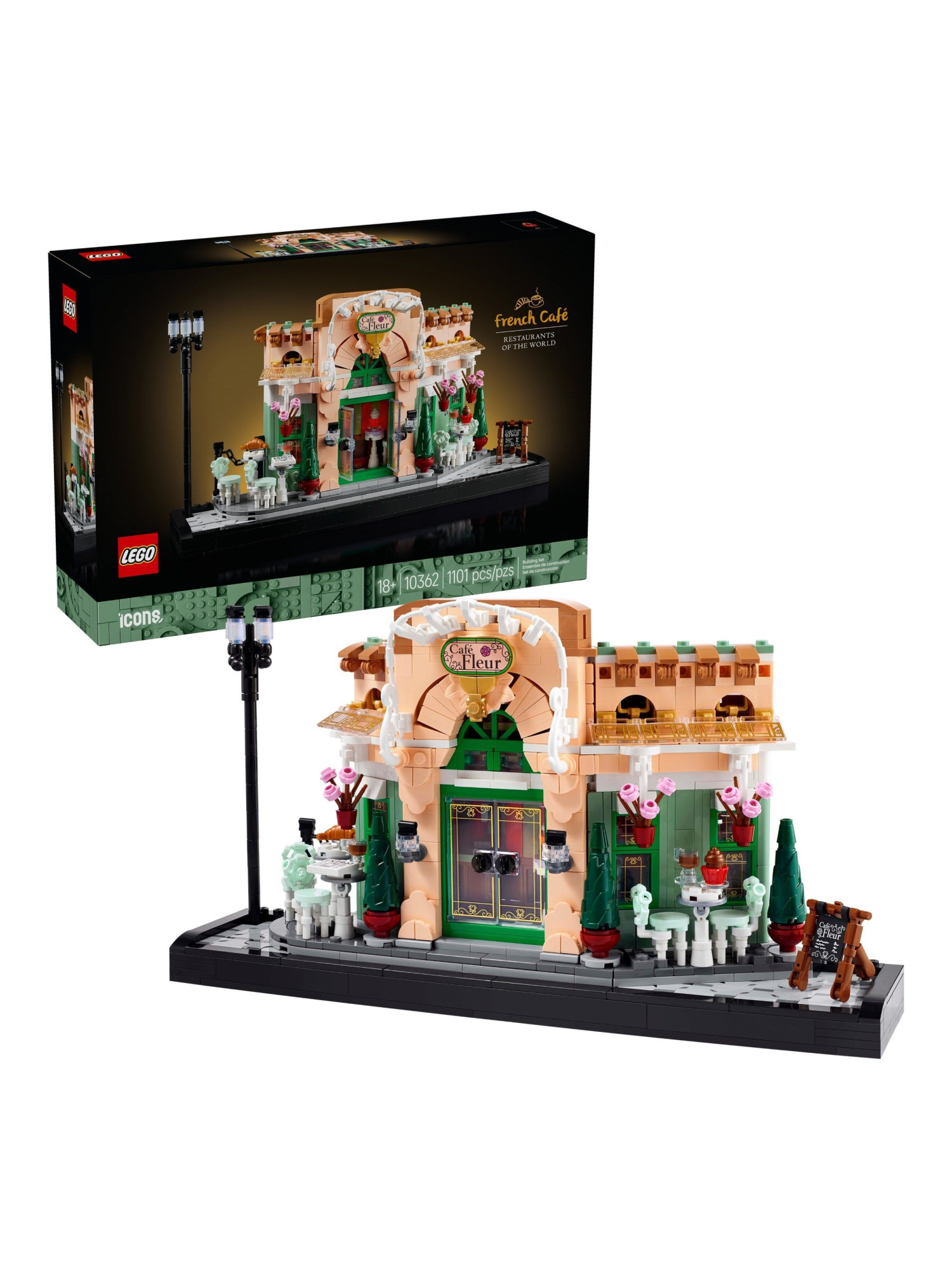 Конструктор LEGO Icons Французское Кафе 1101 дет. - фото 5