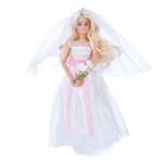 Кукла модельная Карапуз София Невеста высота 29 см