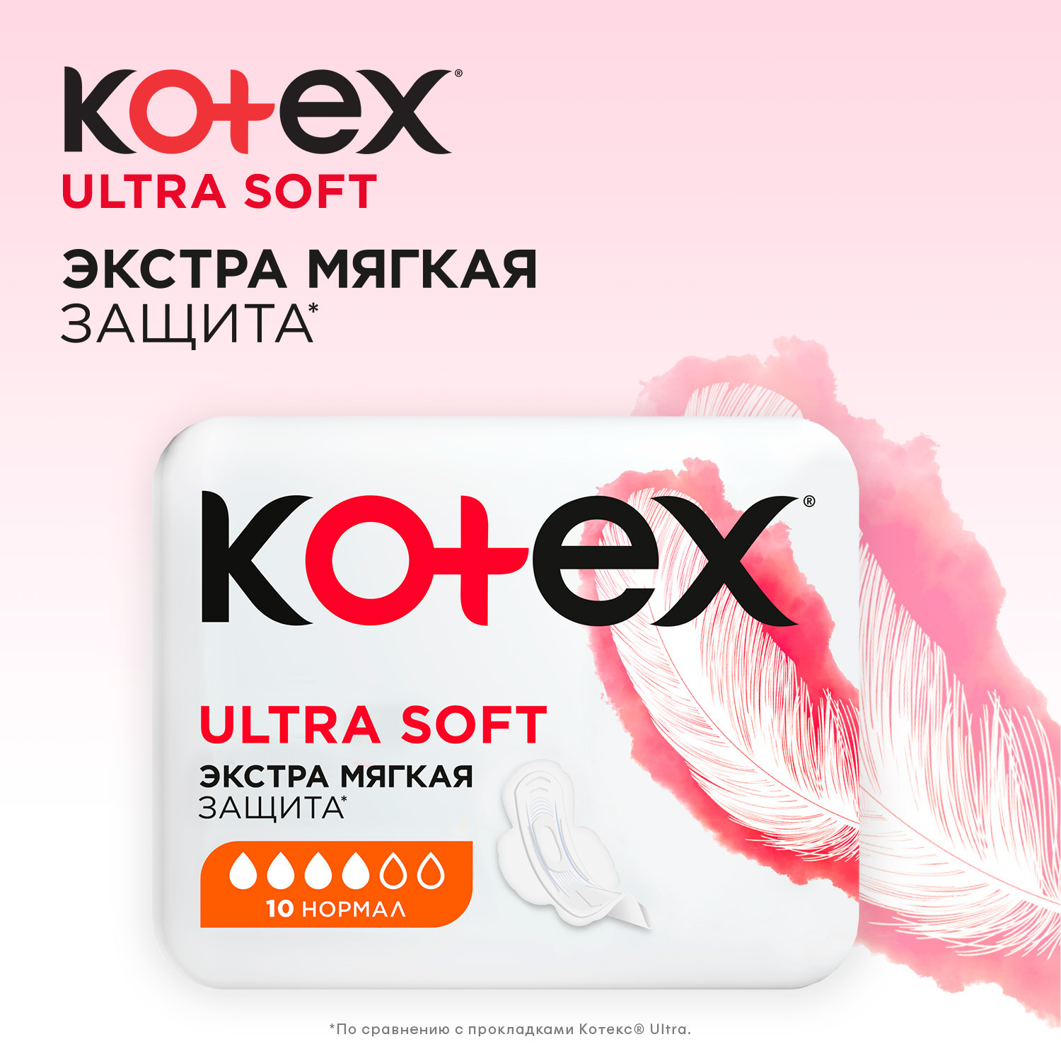 Прокладки KOTEX Ultra Soft Normal 10шт - фото 5