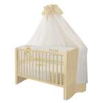 Детская кроватка Polini kids прямоугольная, без маятника (бежевый)