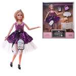 Кукла модельная Abtoys Emily Сиреневая серия