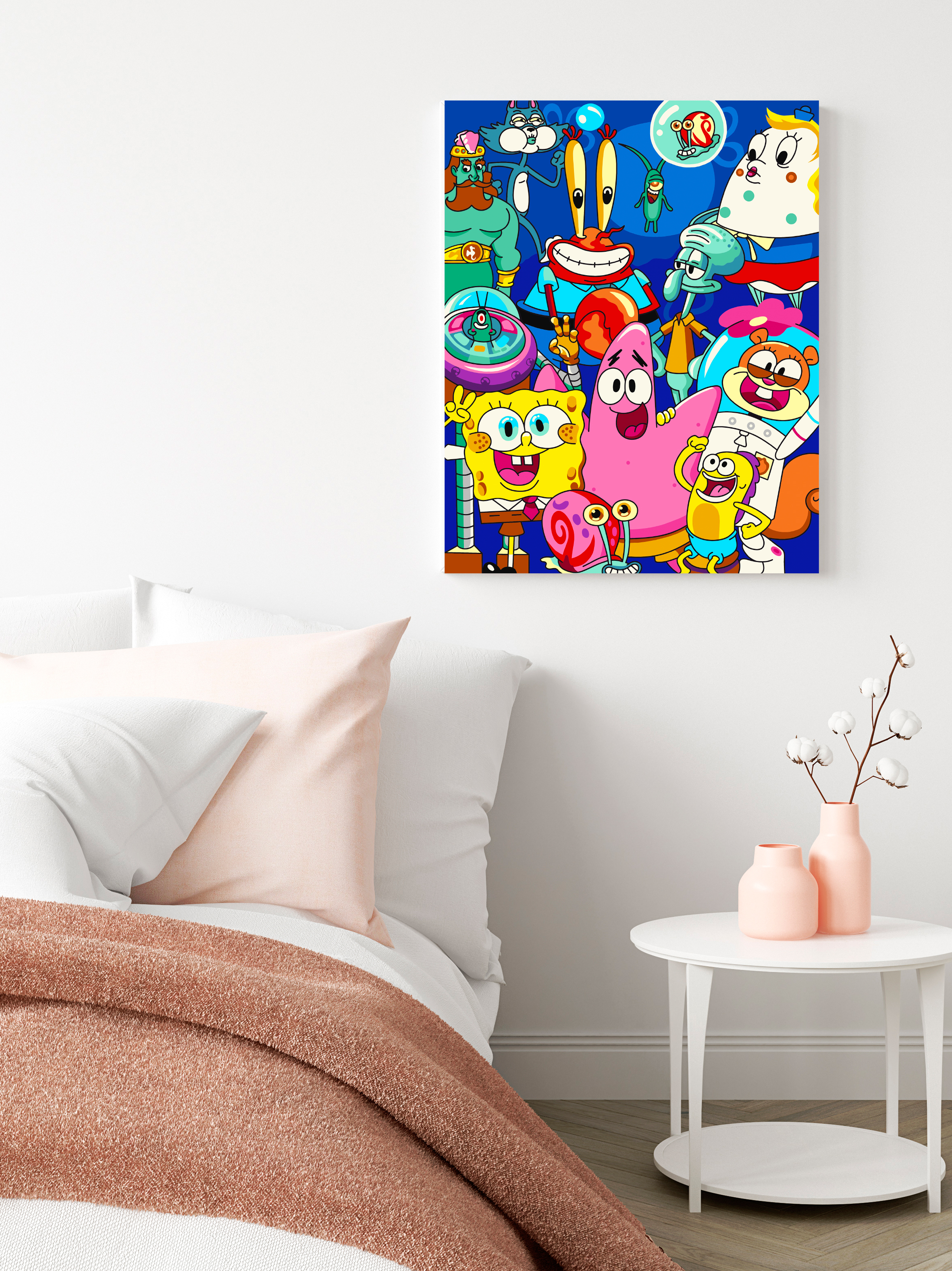 Картина по номерам Art sensation Герои Бикини Боттом в ассортименте - фото 3