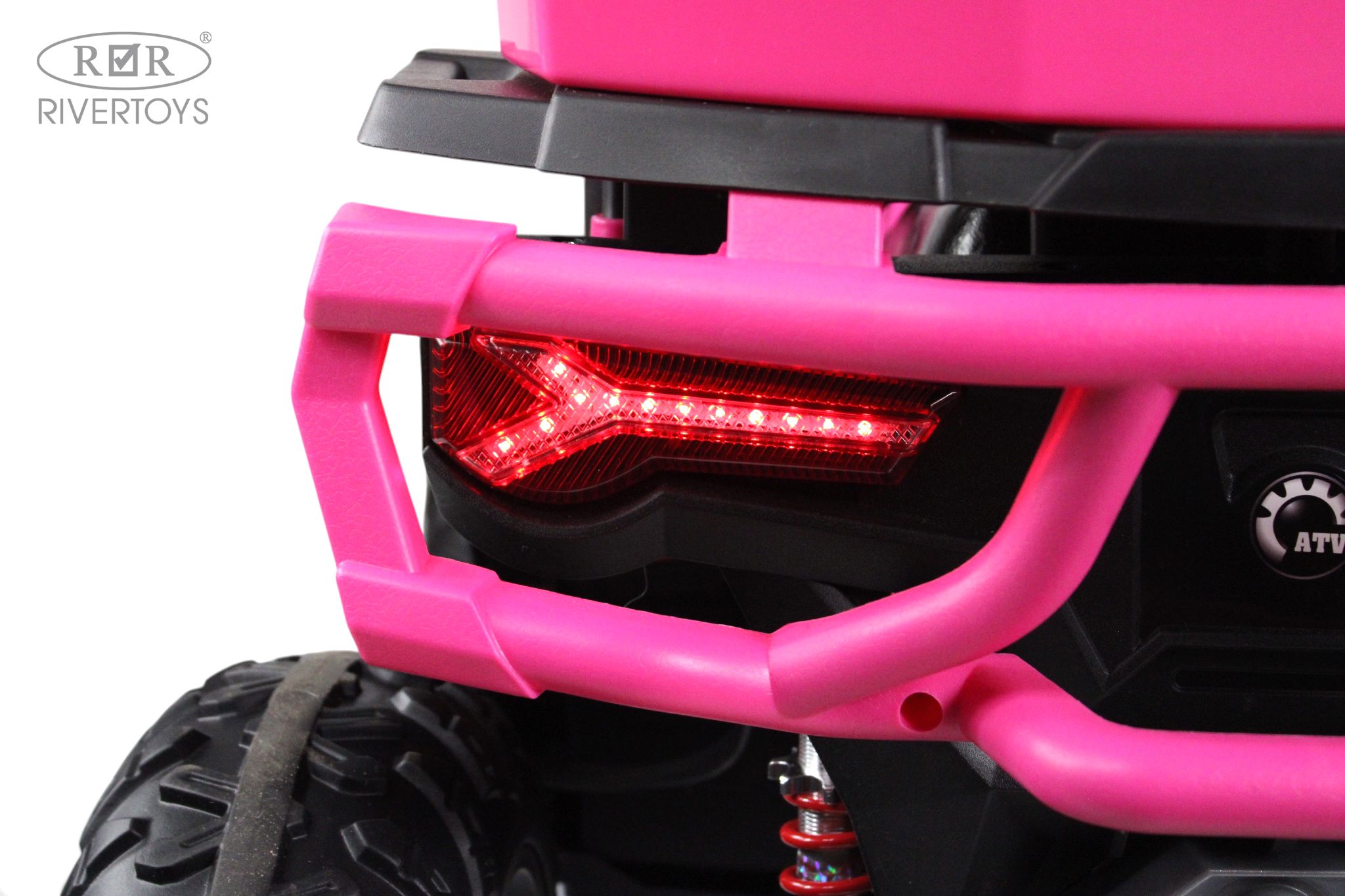 Электромобиль RIVERTOYS Z111ZZ-NEW-PINK С пультом ДУ - фото 9