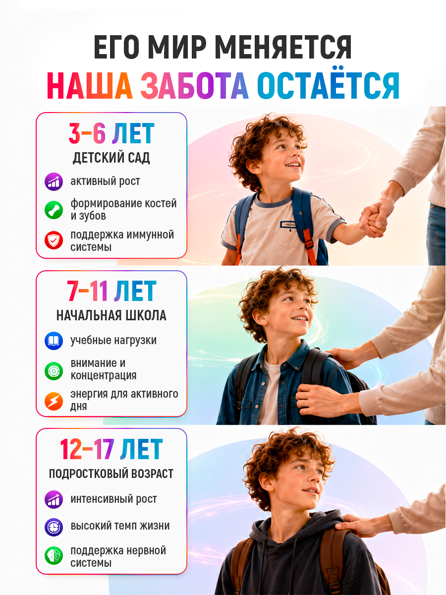 Мультивитамины для детей ФИТОНАУКА Sixseven 67 порций - фото 7