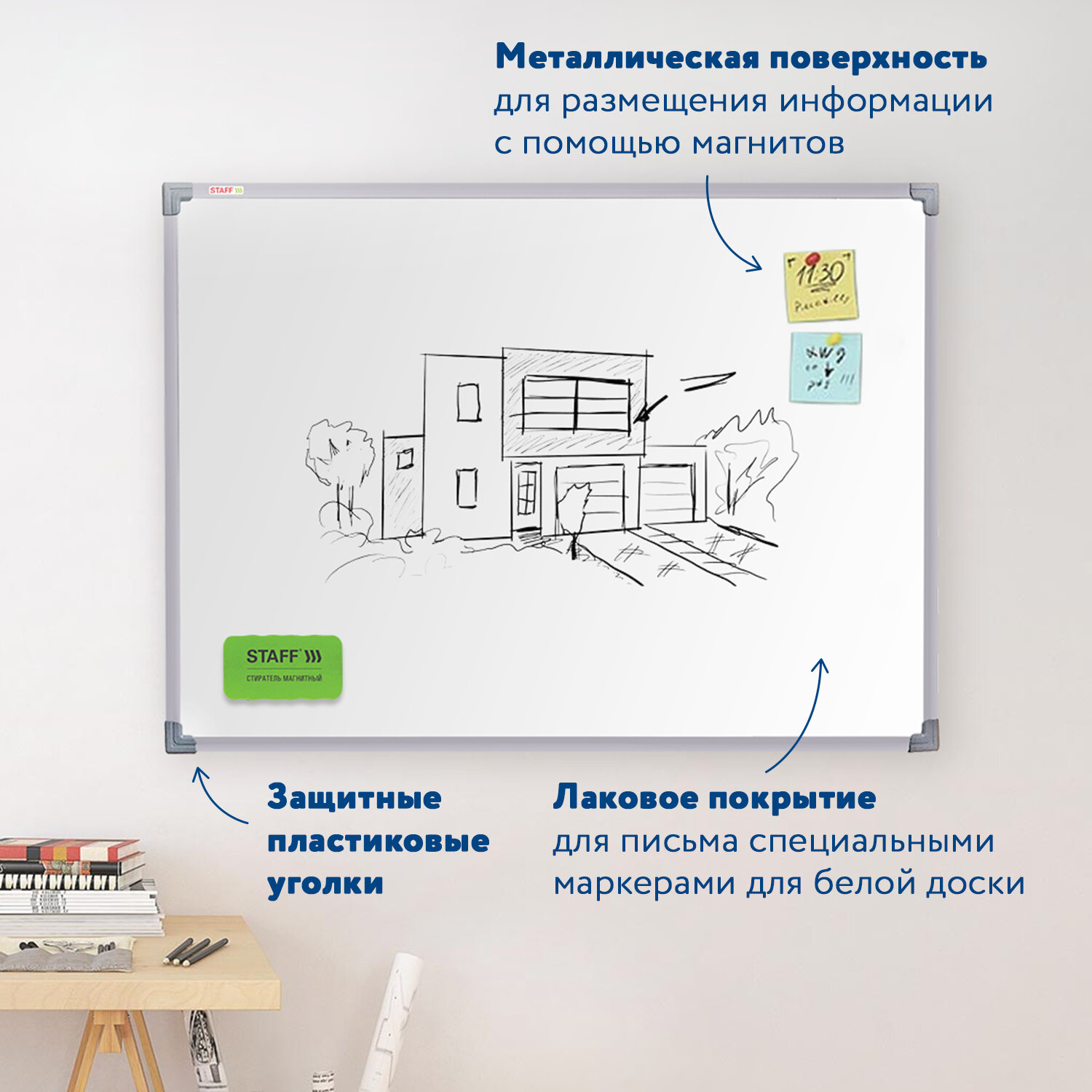 Магнитно-маркерная доска Staff - фото 2