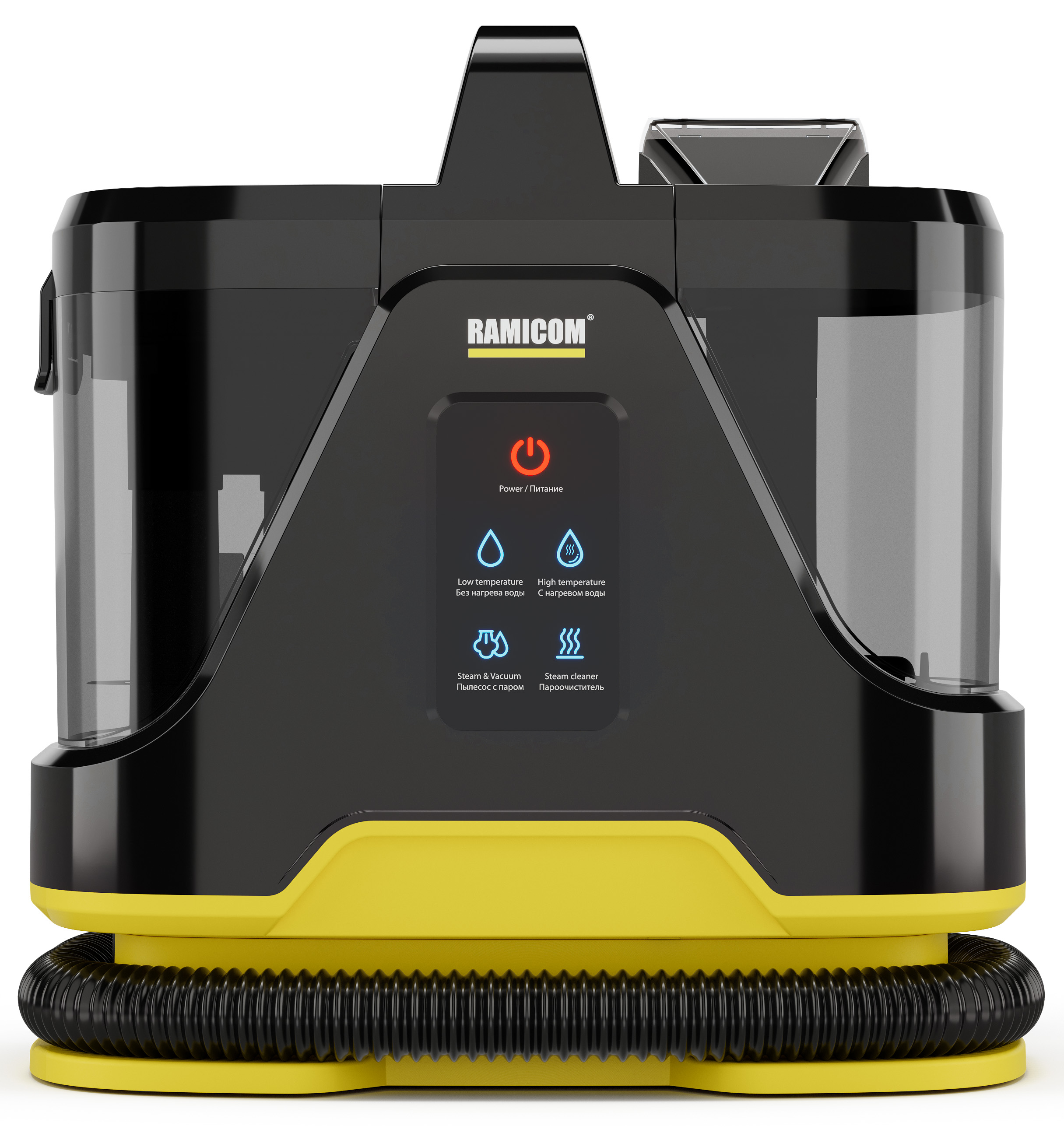 Моющий пылесос с горячим паром Ramicom RWC3500 для чистки мебели ковров авто и дома - фото 21
