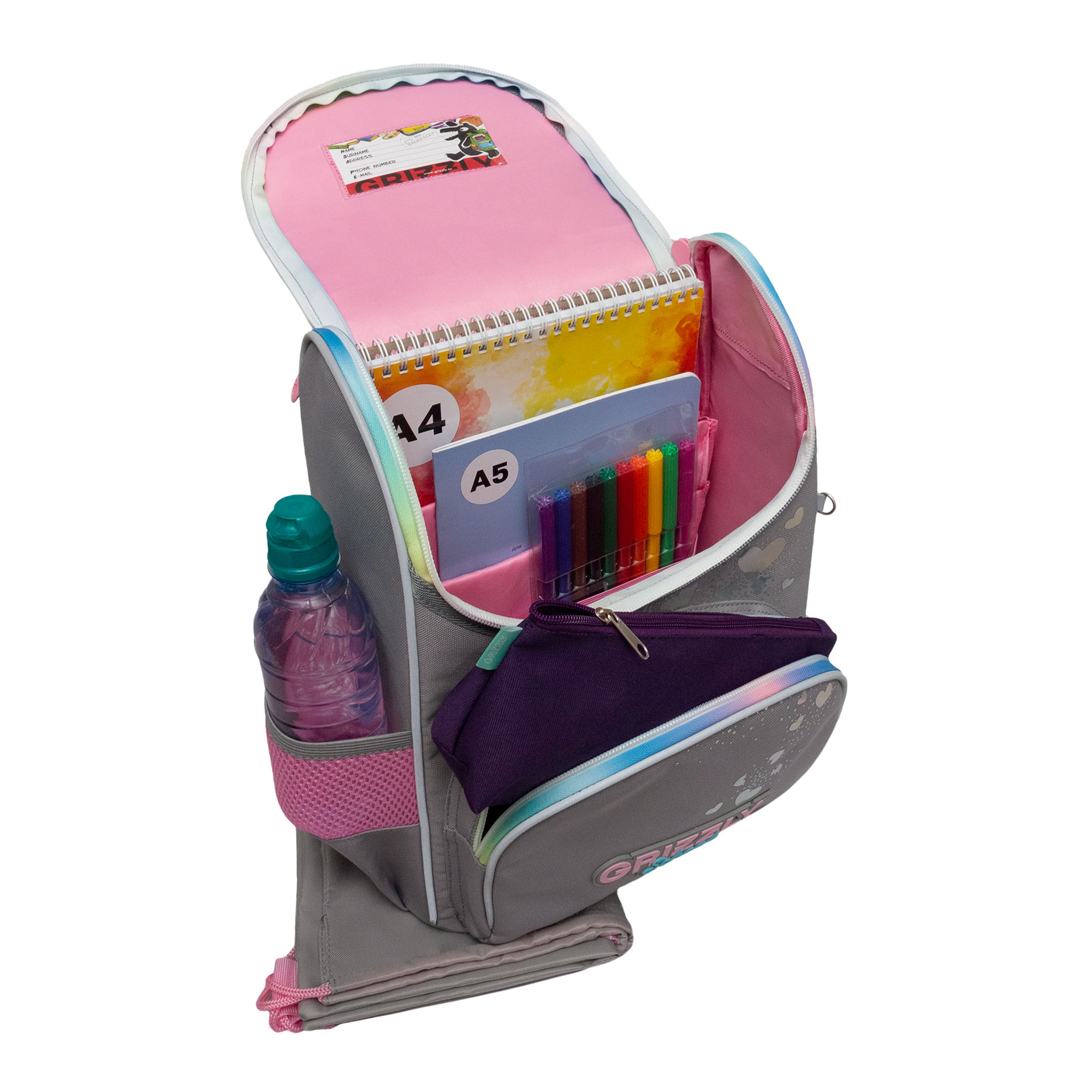 Ранец Grizzly для девочки - фото 5