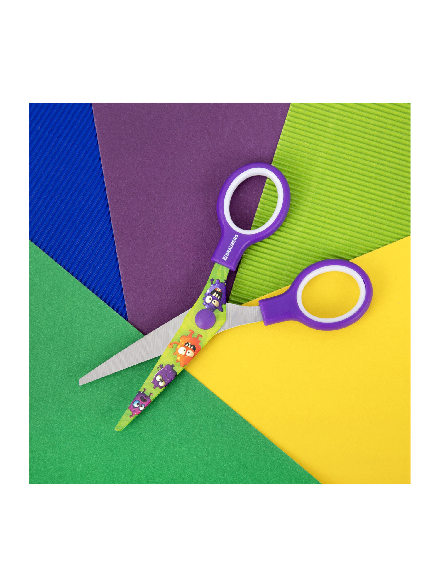 Ножницы безопасные Brauberg - фото 8