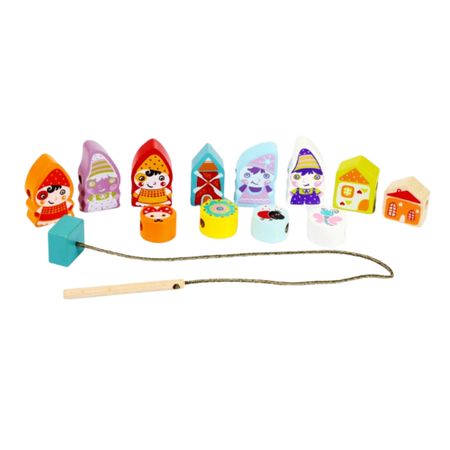 Игрушка Cubika шнуровка Веселые гномы