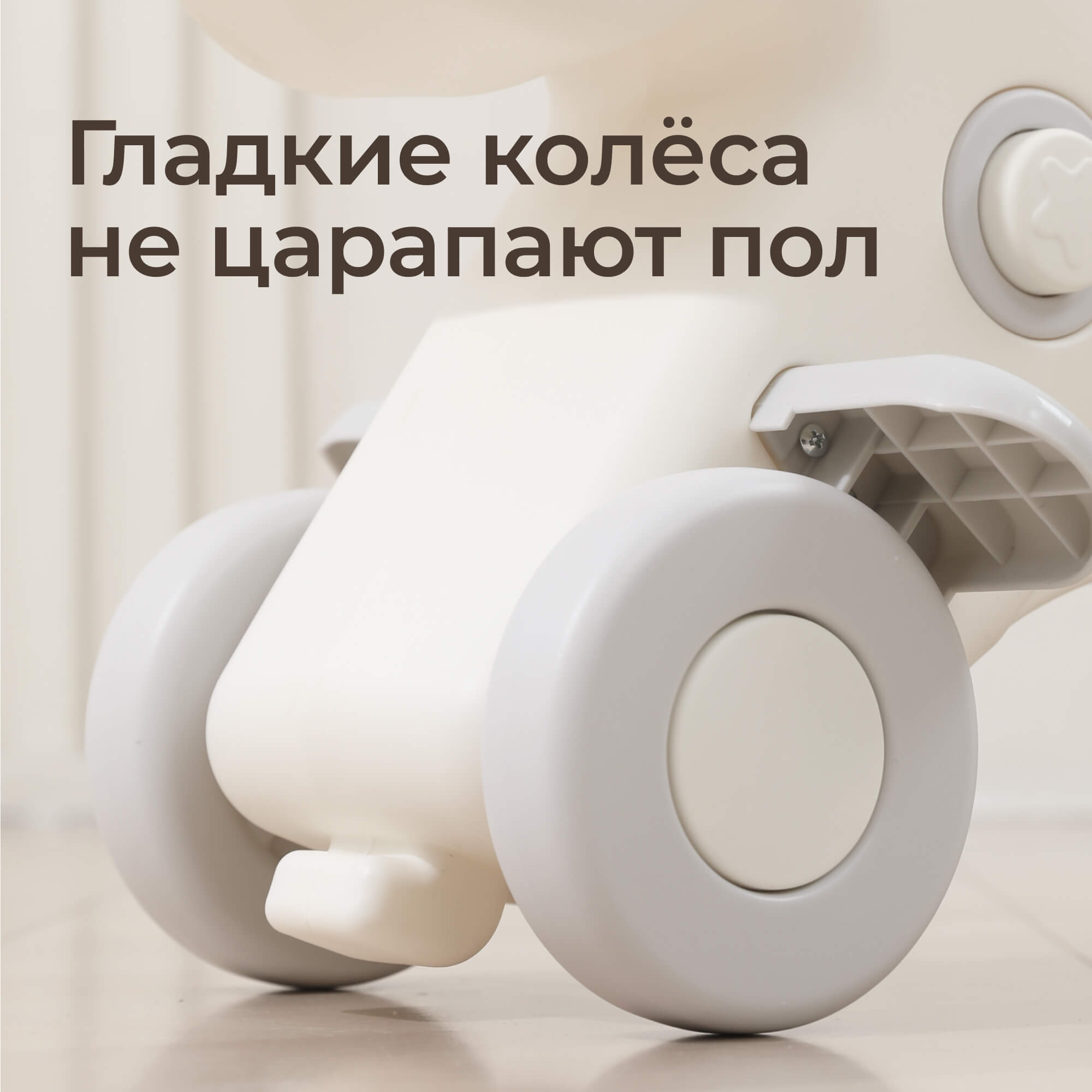 Качалка UNIX Kids Лошадка серый - фото 6