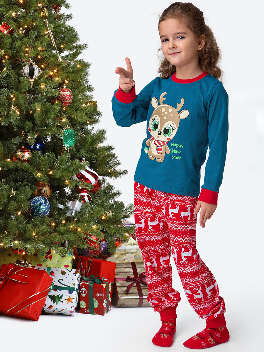 Пижама HappyFox HF00147т.джинсовый - фото 1