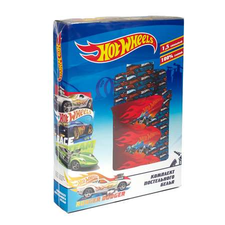 Комплект постельного белья Павлинка Hot wheels бязь 1.5 сп