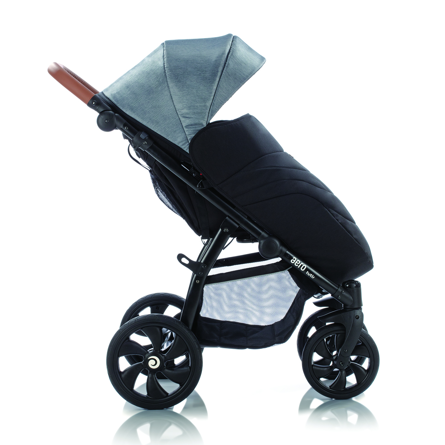 Коляска прогулочная Tutis серый - фото 6