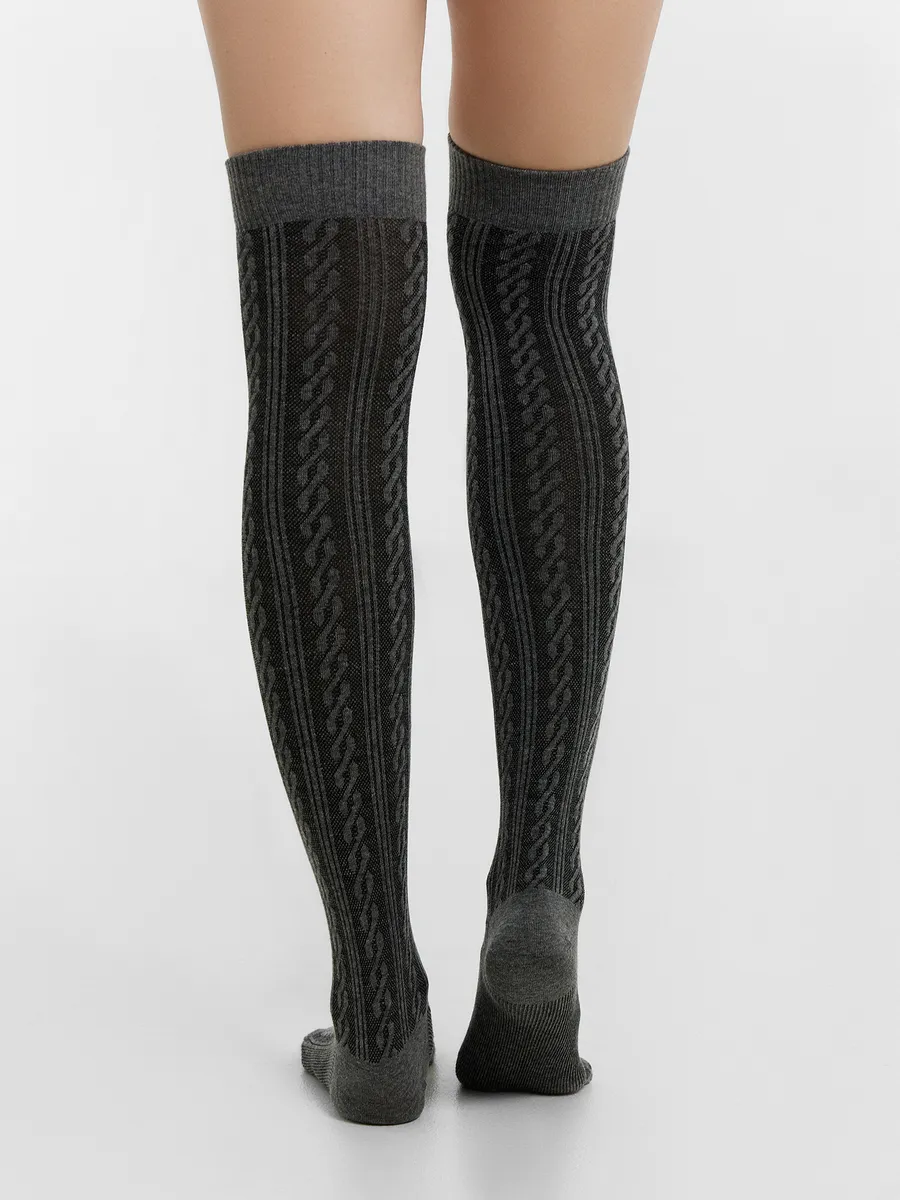 Гольфы Mark Formelle (Марк Формэль) 255K-488/т.серый меланж - фото 7