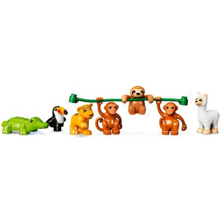 Конструктор LEGO DUPLO Wild Animals of South America блочный