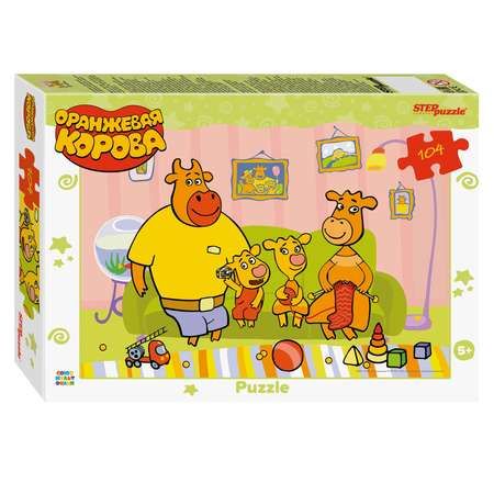Пазл Step Puzzle Оранжевая корова классический
