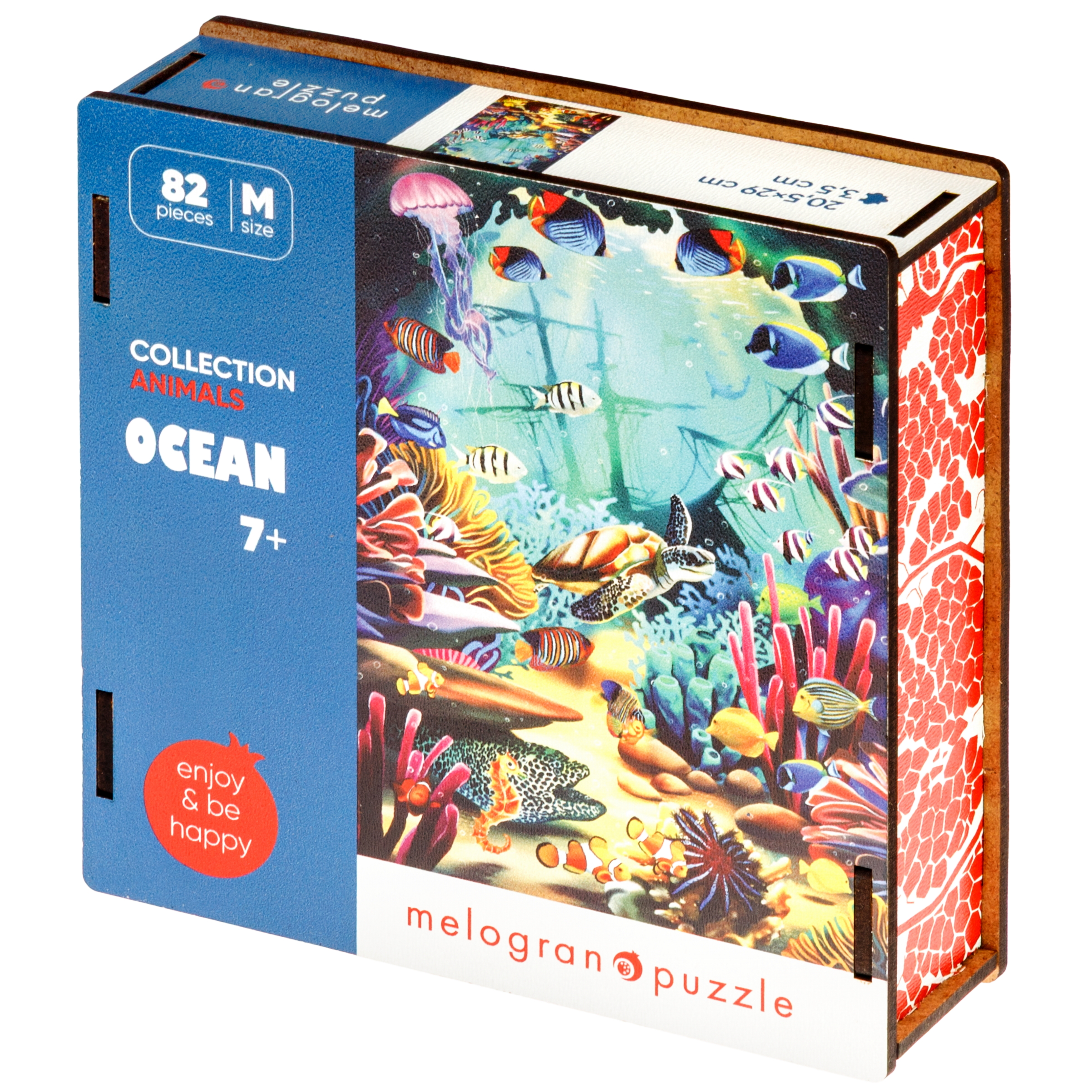 Пазл 1TOY Океан 82 детали деревянный - фото 14