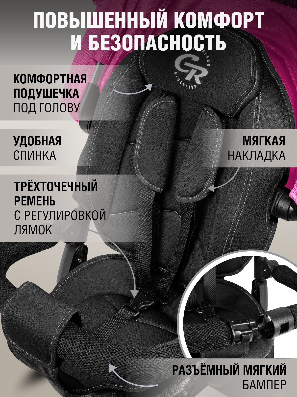 Трехколесный велосипед CITYRIDE - фото 5