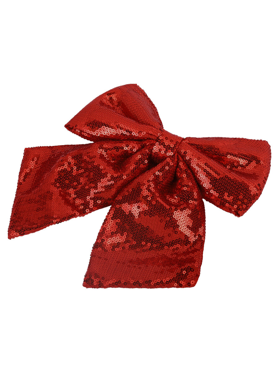 Елочные игрушки Золотая сказка украшение новогодней елки Бант с пайетками 20x22 см - фото 8