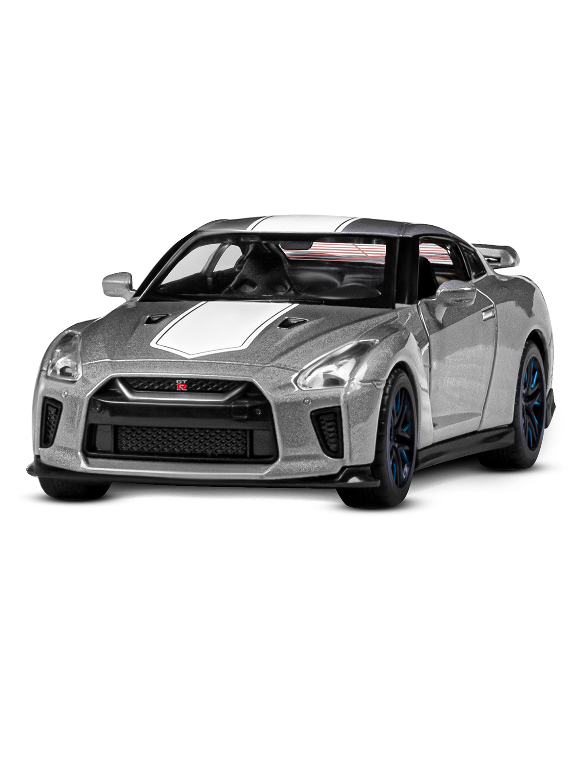 Автомобиль АВТОпанорама Nissan GT R R35 1:32 JB1251546 - фото 10