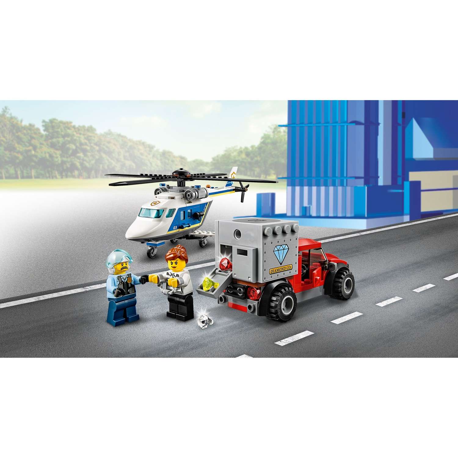 Конструктор LEGO City Police Погоня блочный - фото 12