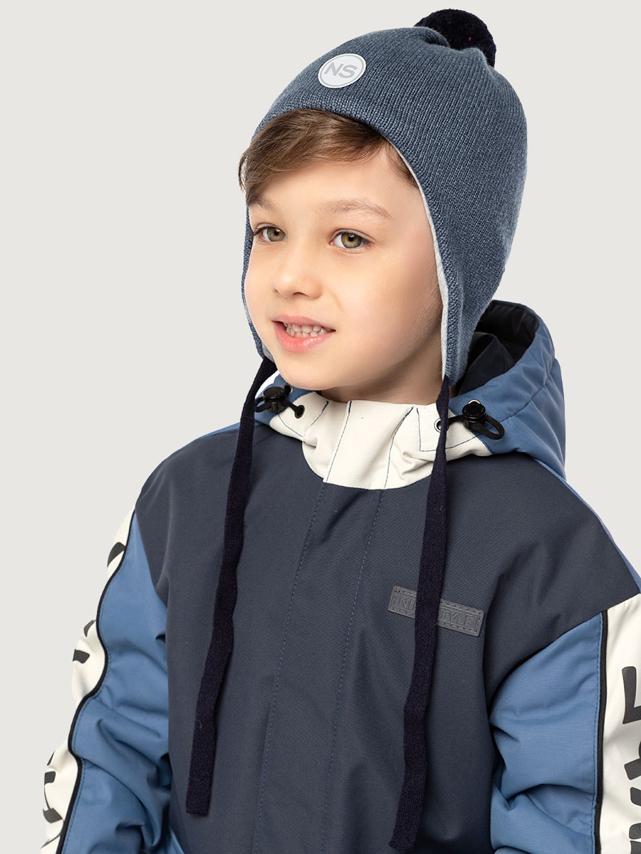 Шапка NIKASTYLE 11м20726 джинс - фото 1