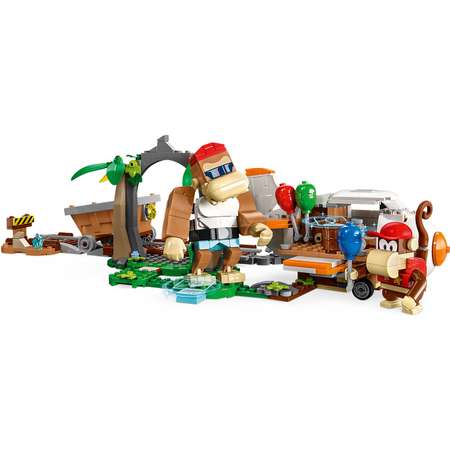 Конструктор LEGO Super Mario Diddy Kongs Mine Cart Ride блочный