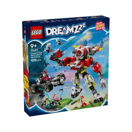 Конструктор LEGO DREAMZzz Робот-тигр и машина Зеро 933 дет.