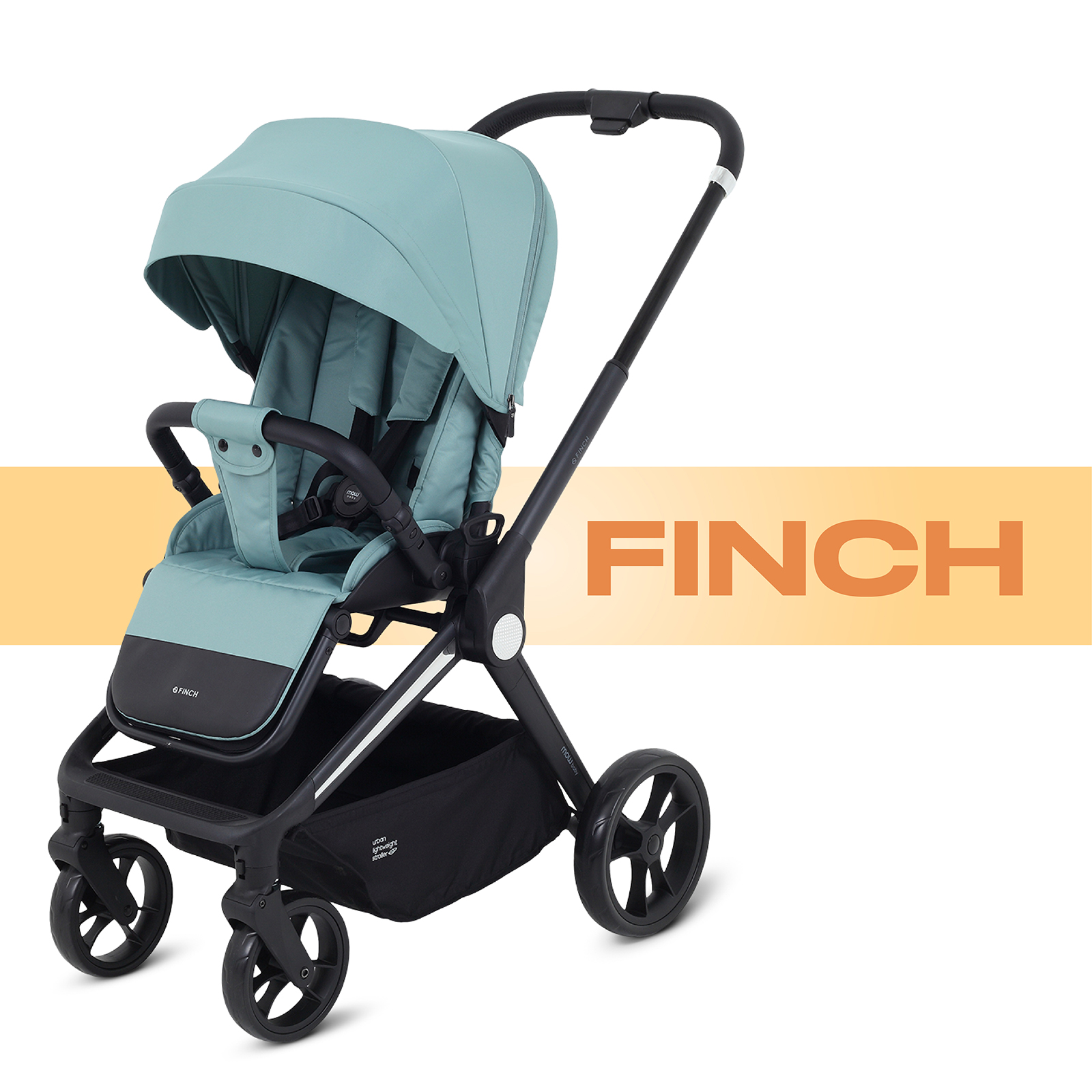 Коляска прогулочная MOWbaby Green зеленый - фото 1