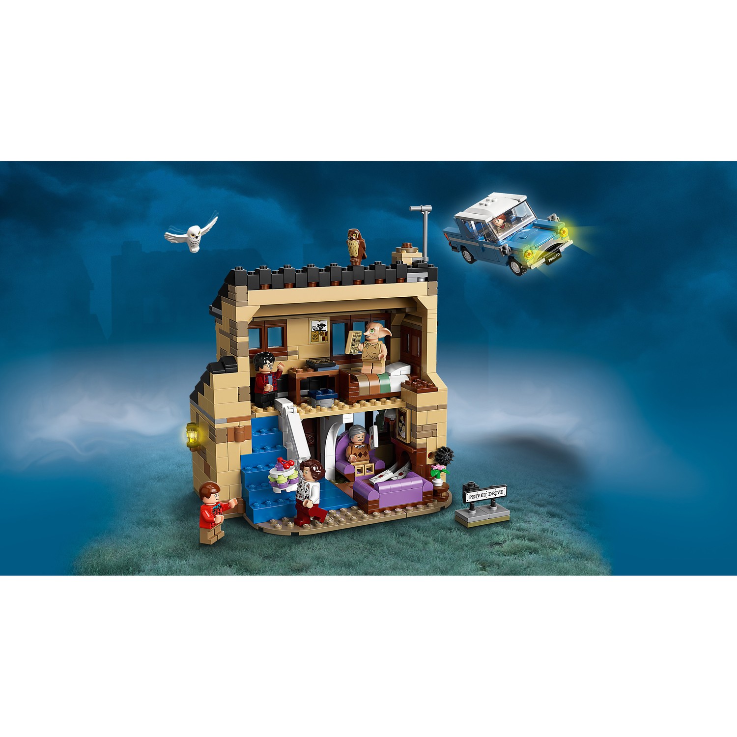Конструктор LEGO Harry Potter Тисовая улица дом 4 797 дет. - фото 11