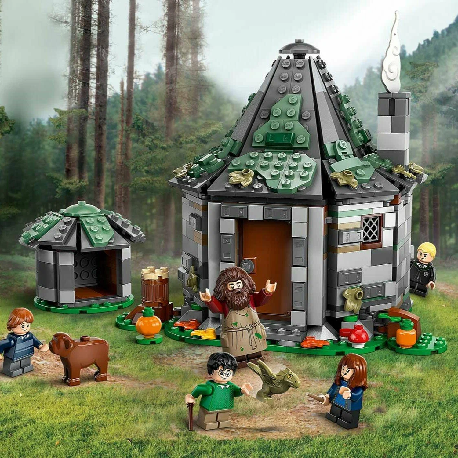 Конструктор LEGO Harry Potter Хижина Хагрида 896 дет. - фото 8