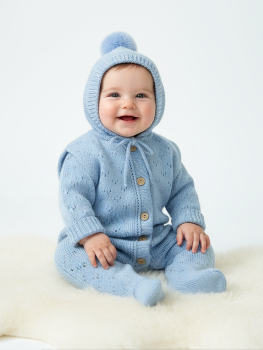 Комбинезон Совенок Дона В77-4210/3-Голубой - фото 3