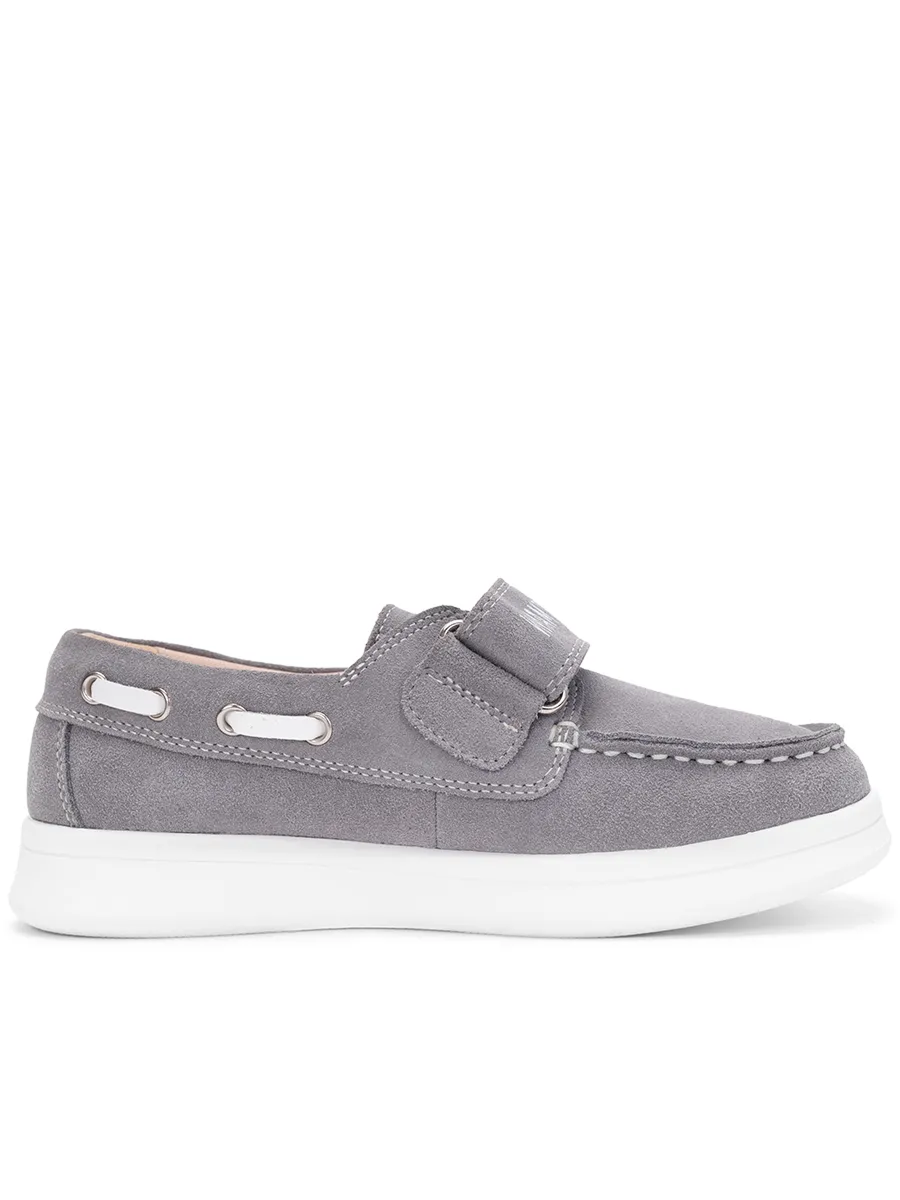 Мокасины ORTMANN kids 29.24_Marlow_серый - фото 1